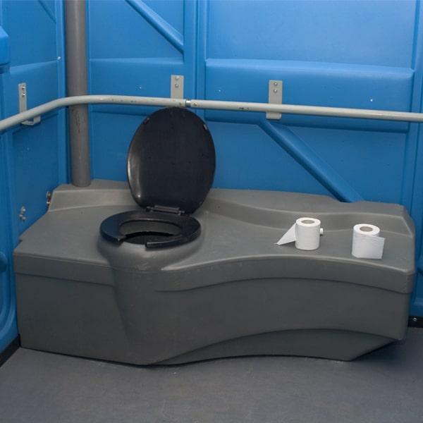 maintaining an ada compliant porta potty may require regular cleaning and restocking of supplies